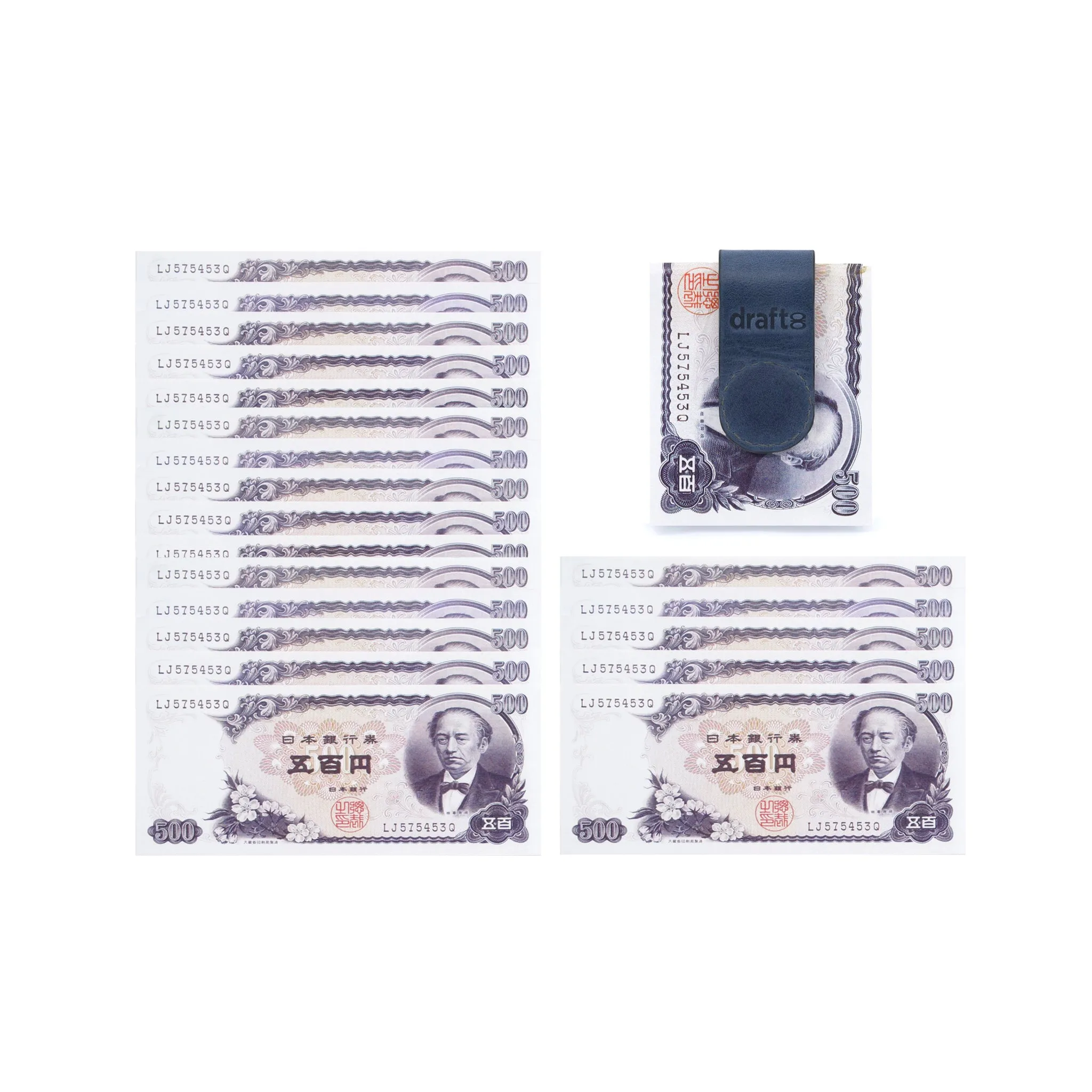 Money Clip B/B Navy Blue
