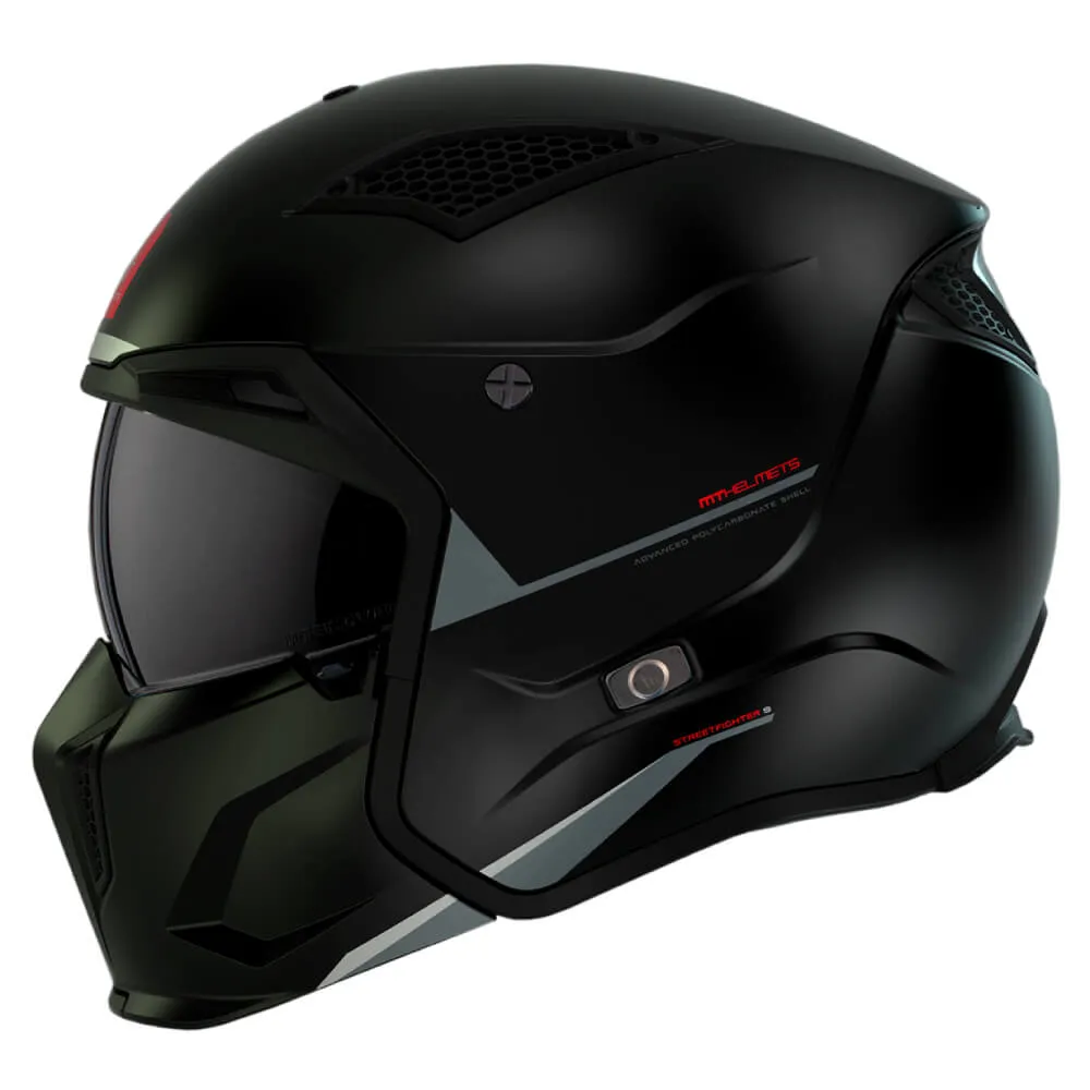 MT Streetfighter SV S Helmet Solid A1 Matt Black
