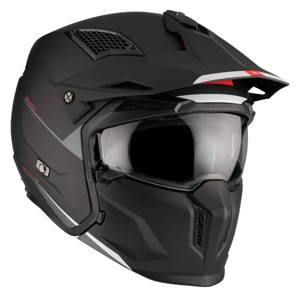 MT Streetfighter SV S Helmet Solid A1 Matt Black