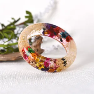 Multicolor & Natural Dried Flower Bangle