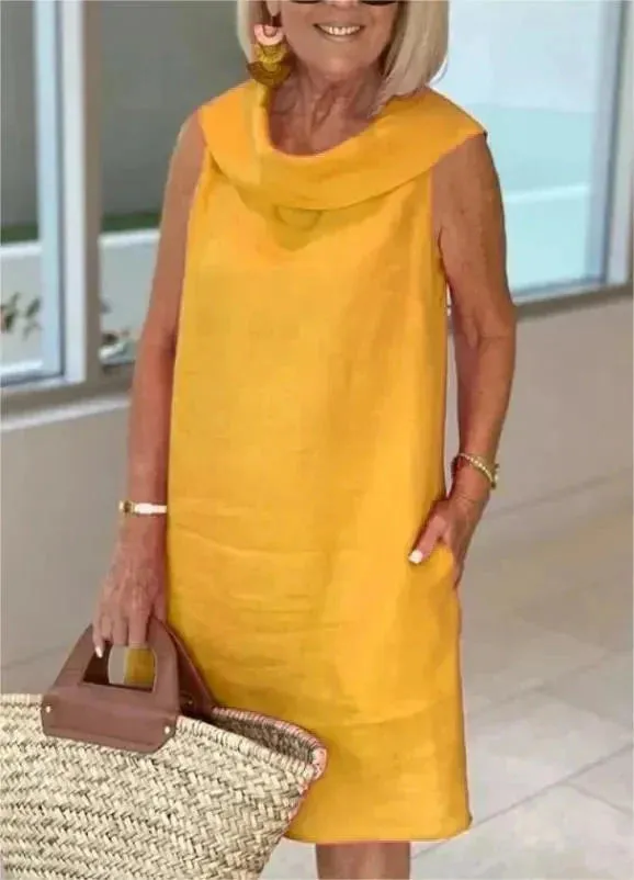 Natalia® | Fashionable dress made of cotton and linen