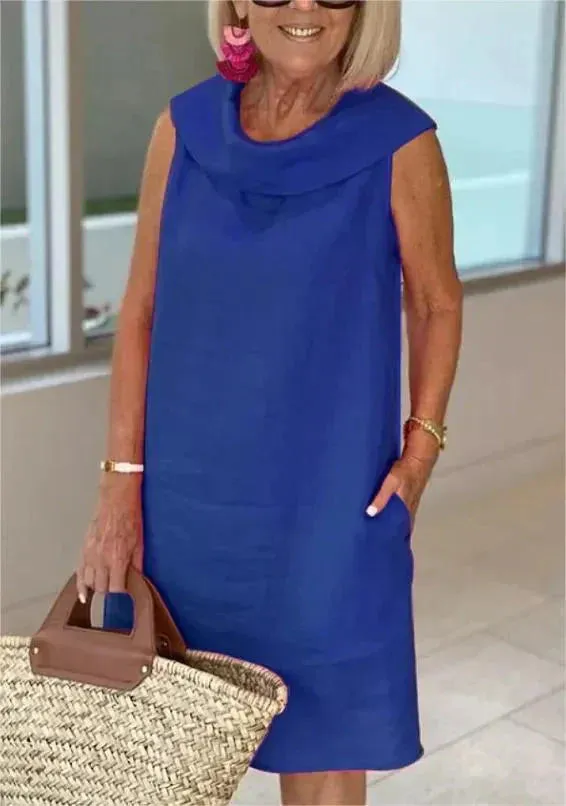 Natalia® | Fashionable dress made of cotton and linen