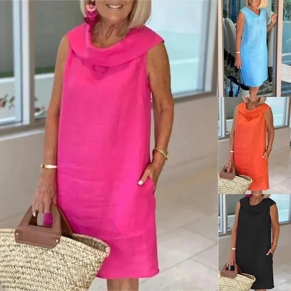 Natalia® | Fashionable dress made of cotton and linen