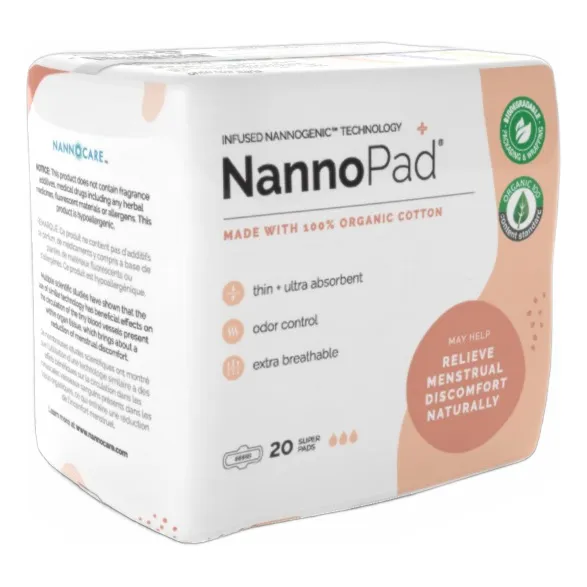 Natural organic super pads