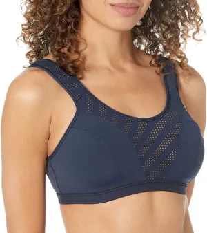 New with tags! Freya Women's Force Crop Top Soft Cup Sports Bra, Atomic Navy,28D Retails $66 