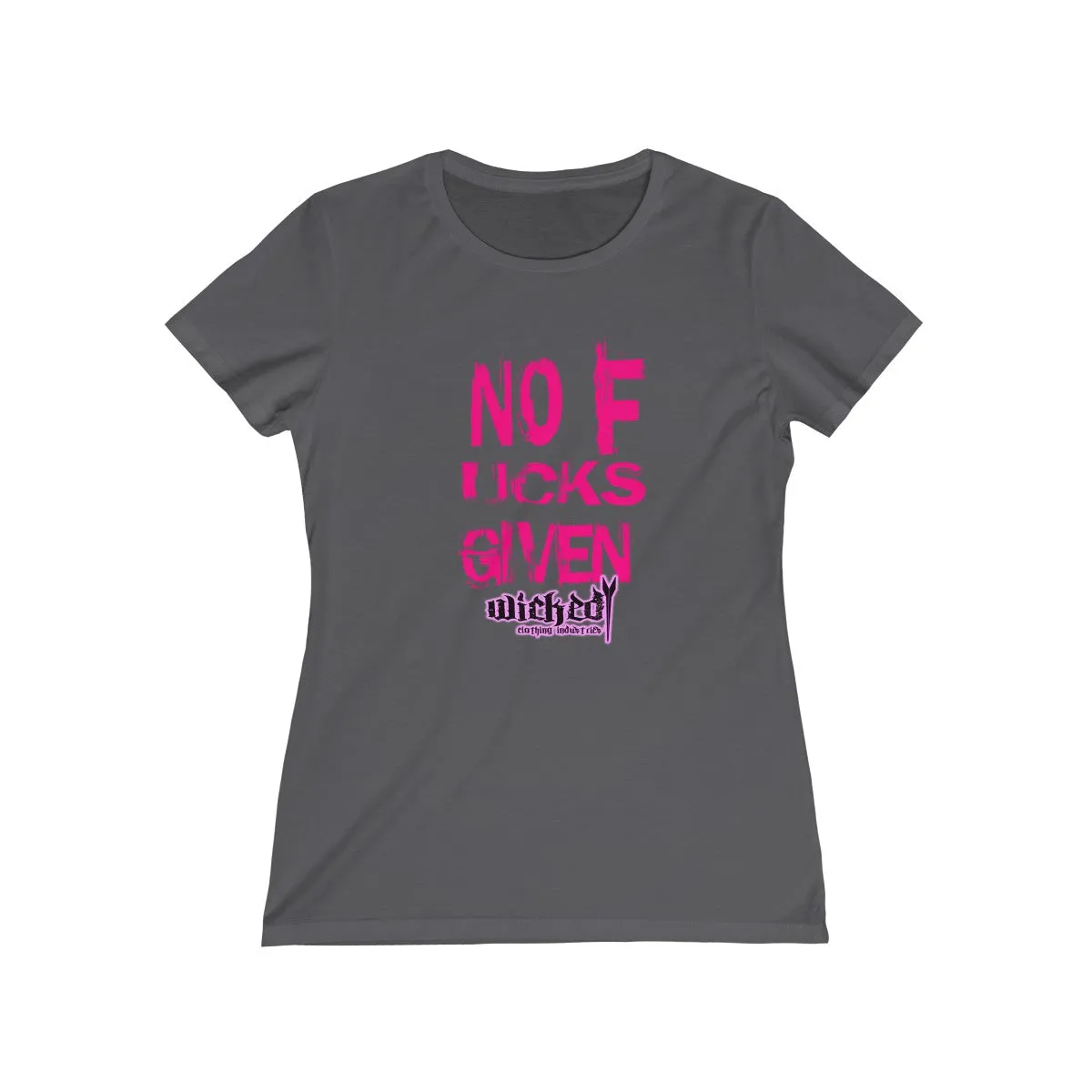 No Fucks Given/ Pink/ Tee Shirt