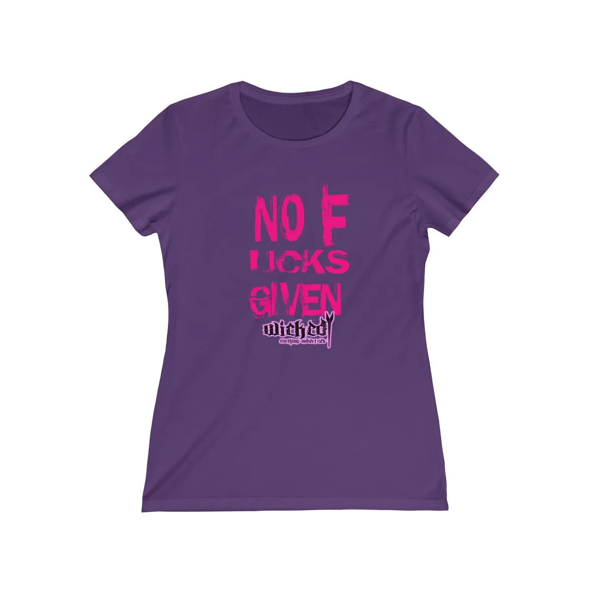 No Fucks Given/ Pink/ Tee Shirt