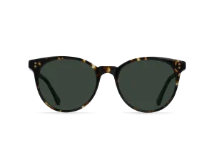 NORIE-Brindle Tortoise / Green Polarized