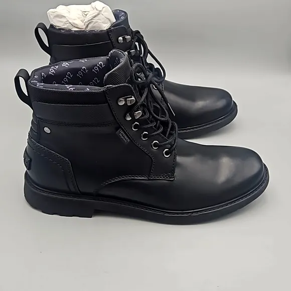Nunn Bush black genuine leather boots Men 9 M defender repellent