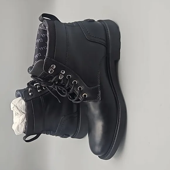 Nunn Bush black genuine leather boots Men 9 M defender repellent