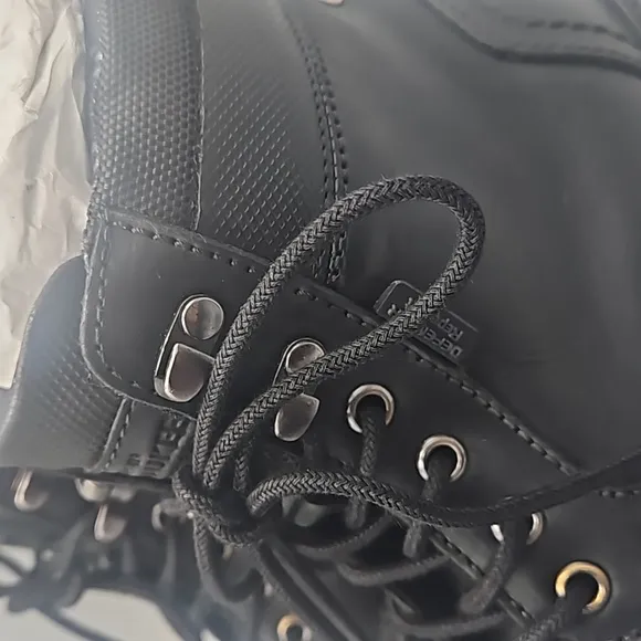 Nunn Bush black genuine leather boots Men 9 M defender repellent