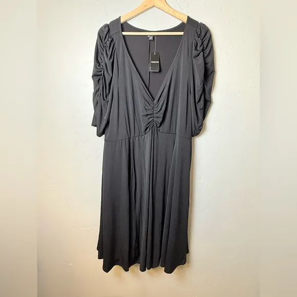 NWT Torrid Women's Mini Studio Knit Cinch Front Skater Dress Size 3X