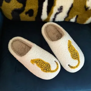OL Lounging Cheetah Slipper