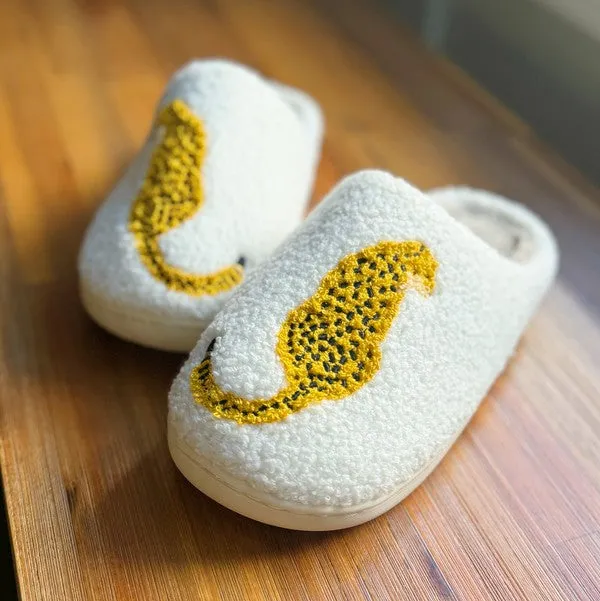OL Lounging Cheetah Slipper