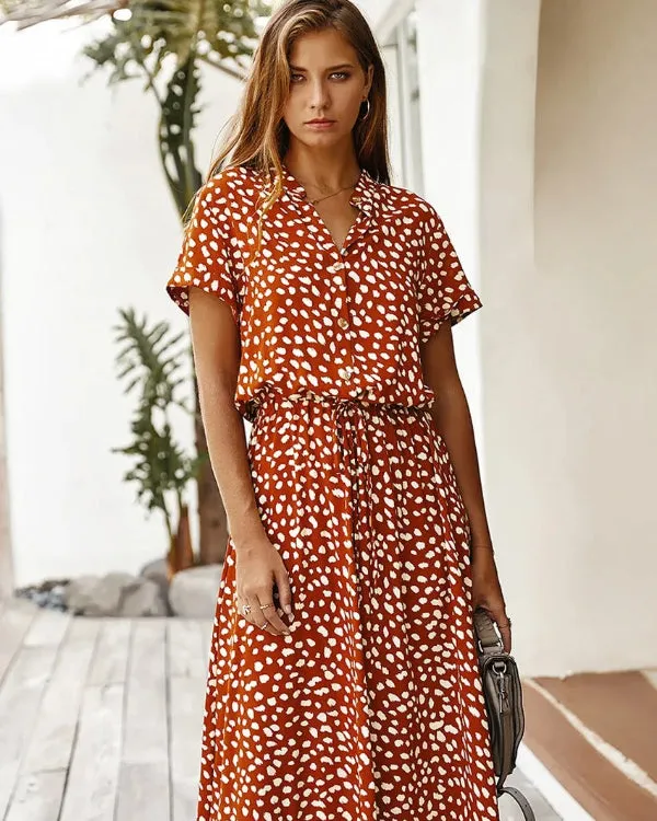 Olivia® | Chic Midi Summer Dress For A Sophisticated Look