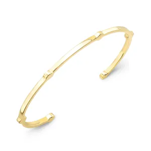 Open Gear Bangle | Yellow Gold