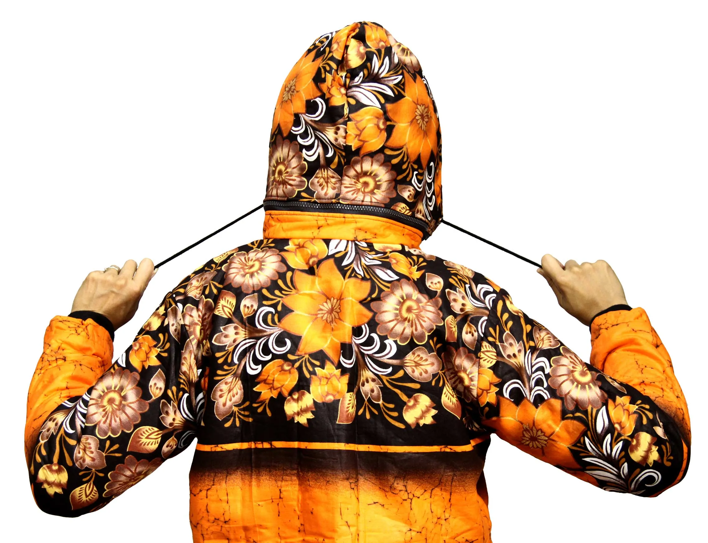 Orangefloral Women's Culture Jacket