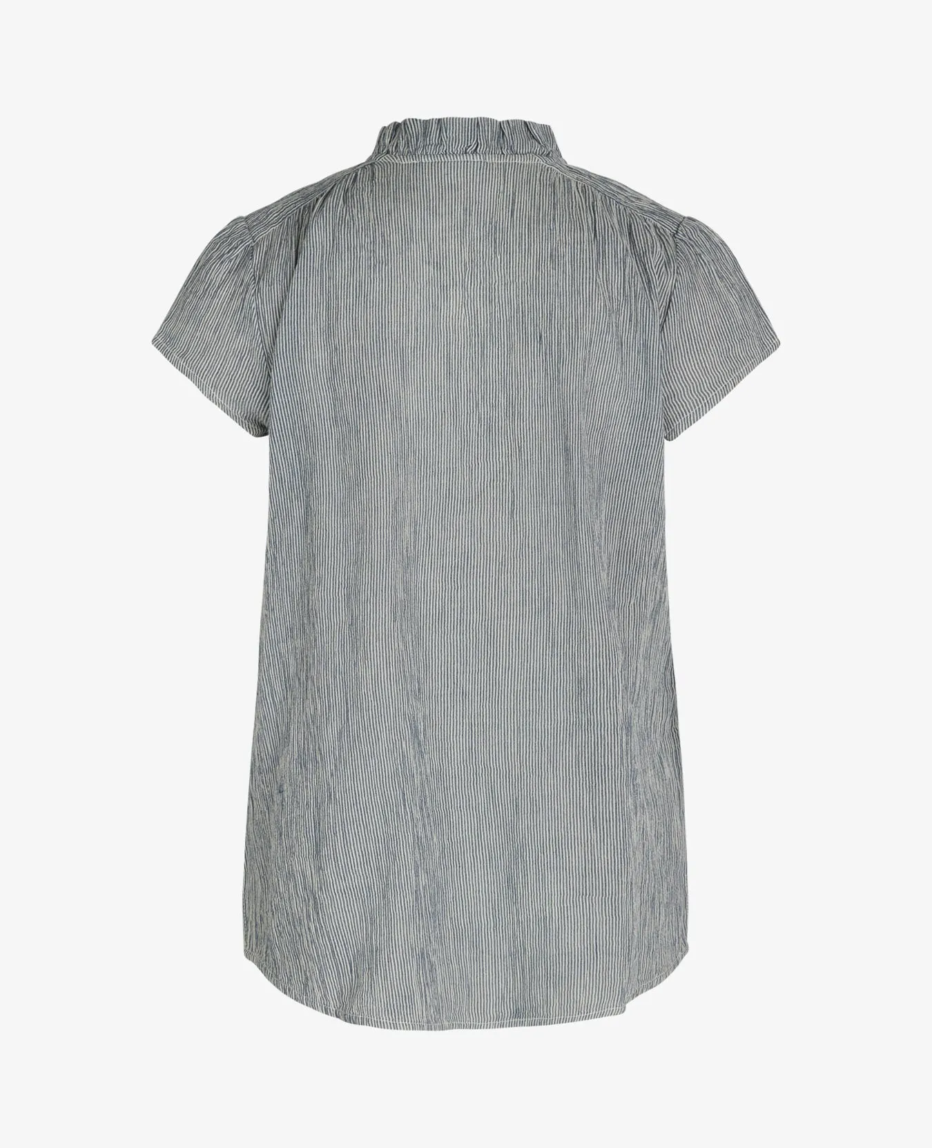 ORGANIC COTTON CREASED SHEER SHIRT