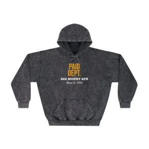 PAID DEPT. Unisex Mineral Wash Hoodie