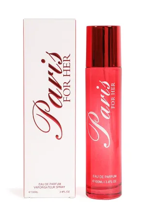 PARIS FOR HER SPRAY PERFUME EAU DE PARFUM FOR WOMEN - 100ML/3.4 FL.OZ.