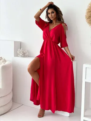 Patricia® | Elegant Dress With V-Neck And Side Slit