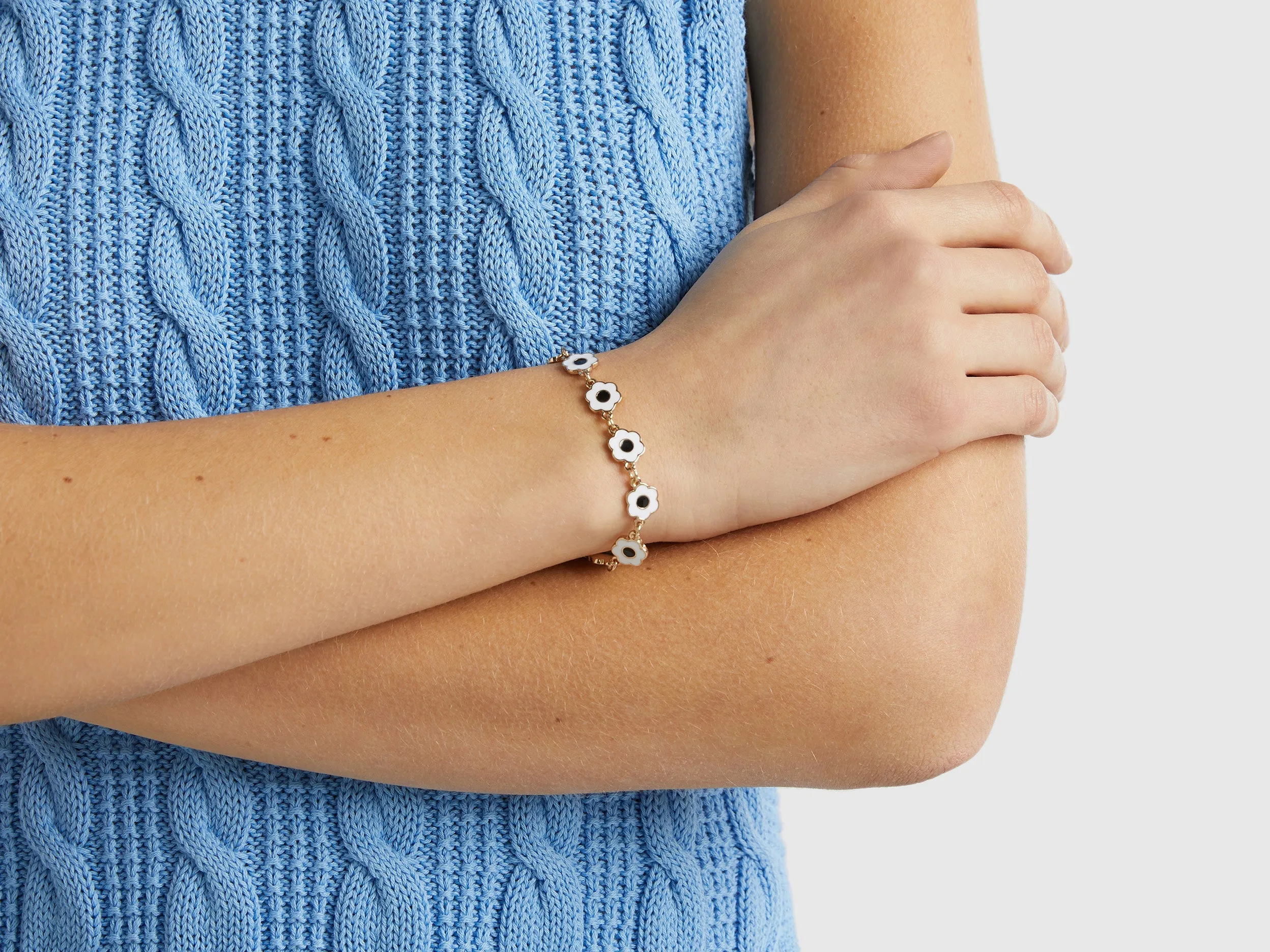 Patterned Lobster Clasp Bracelet