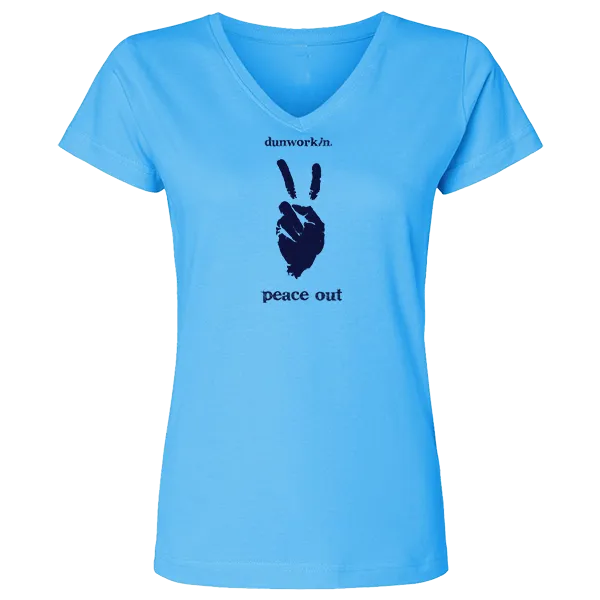 Peace Out Women's V Neck