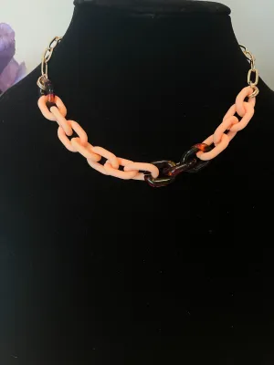 Peach Necklace