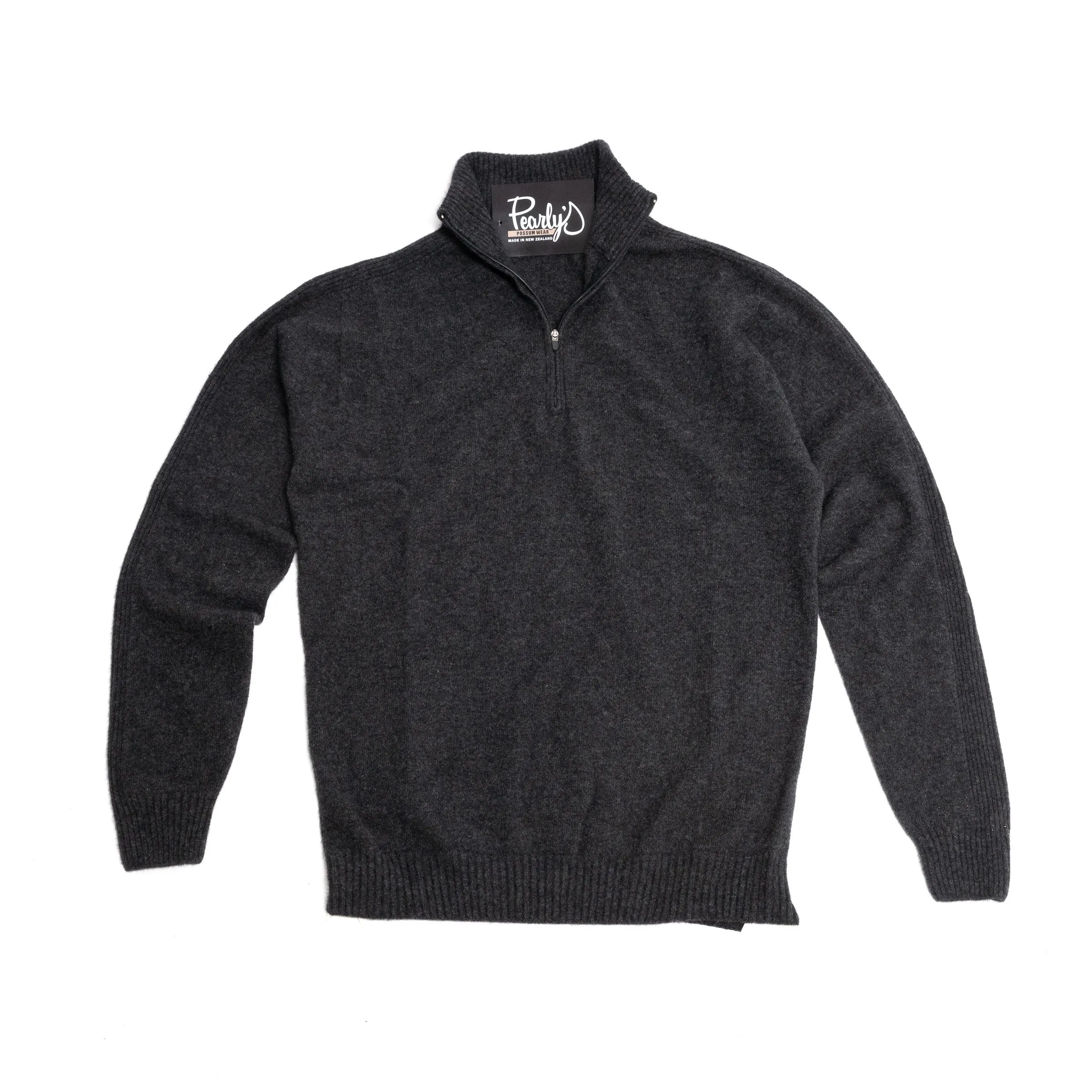 Pearly's Hugger, a tough mid-layer sweater made of possum fur, merino and silk!