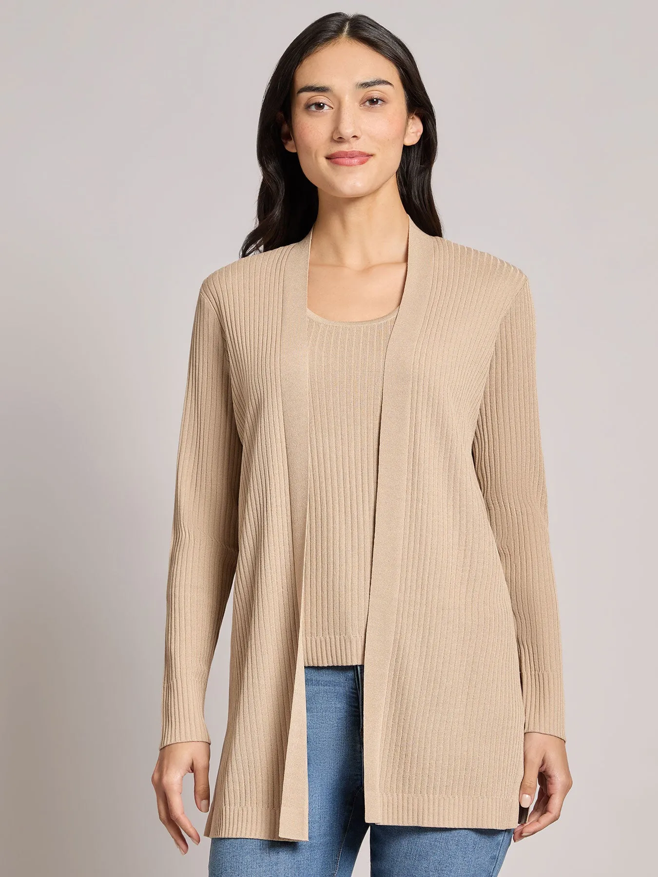 Petite Open Front Sutton Cardigan