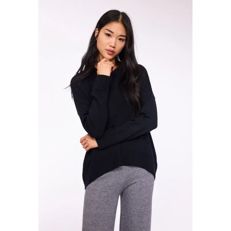 Pistache Rib Trim Sweater