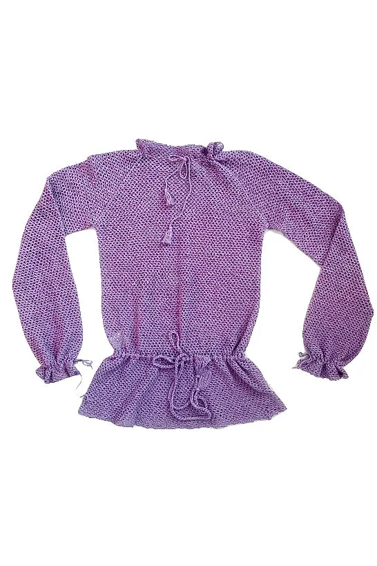 Poet Top in Purple
