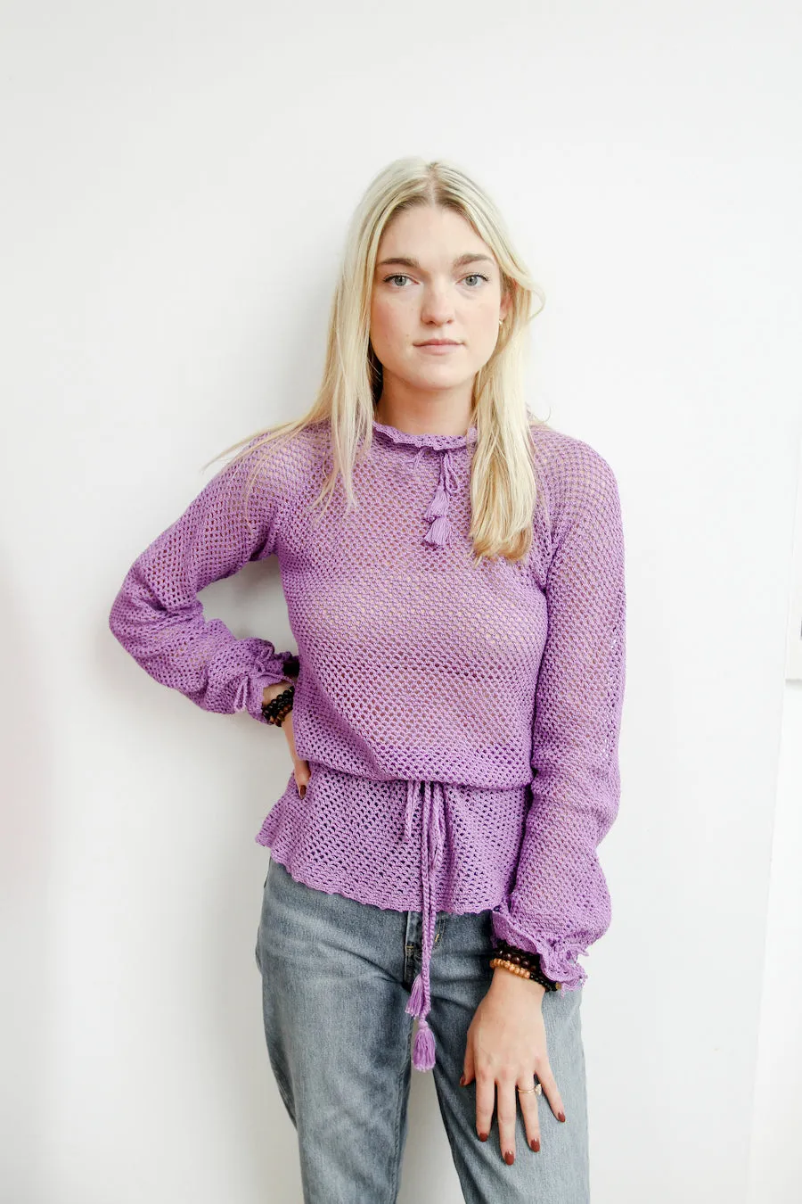 Poet Top in Purple