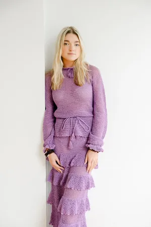 Poet Top in Purple