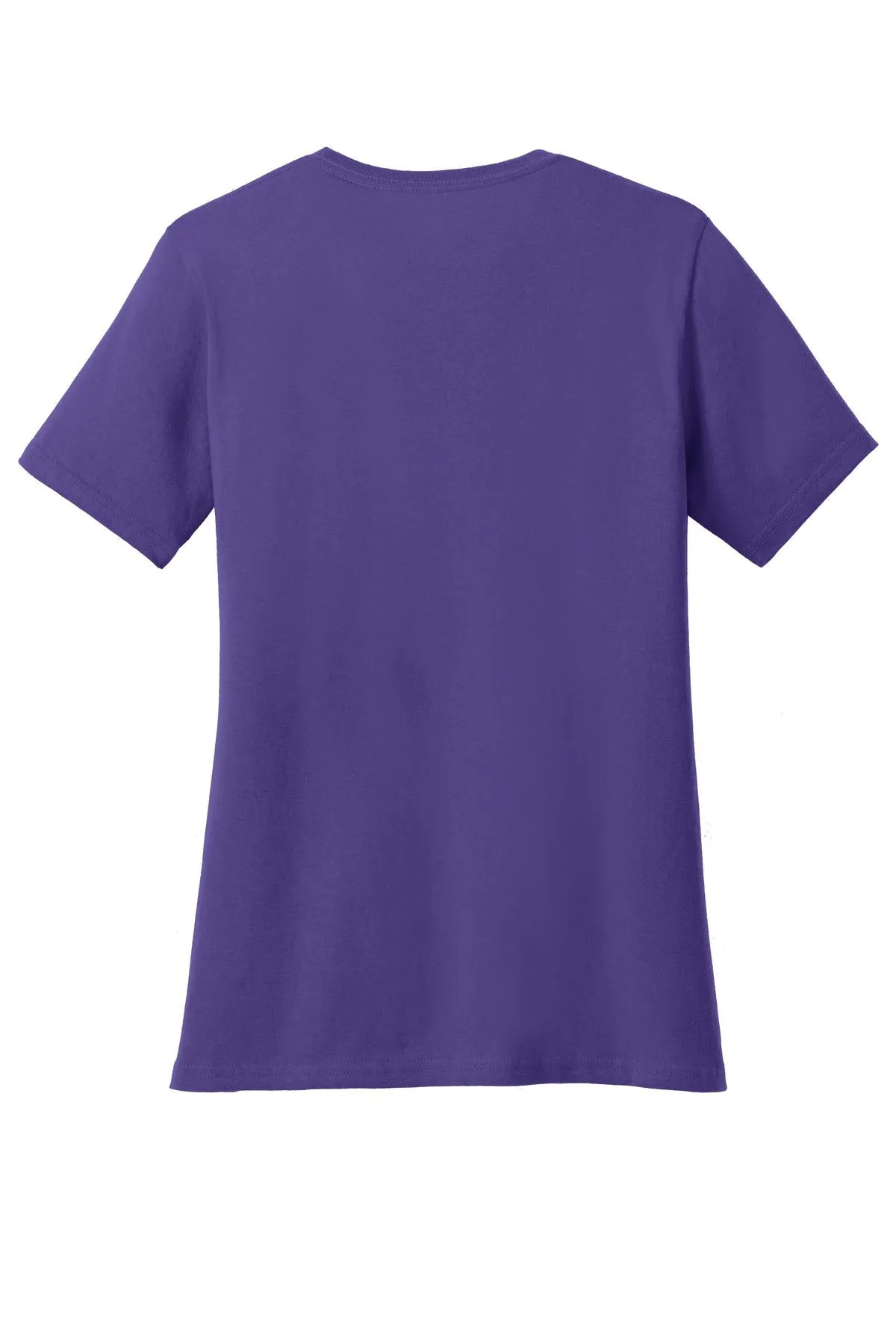 Port & Company Women's Core Cotton Tee. LPC54 Purple