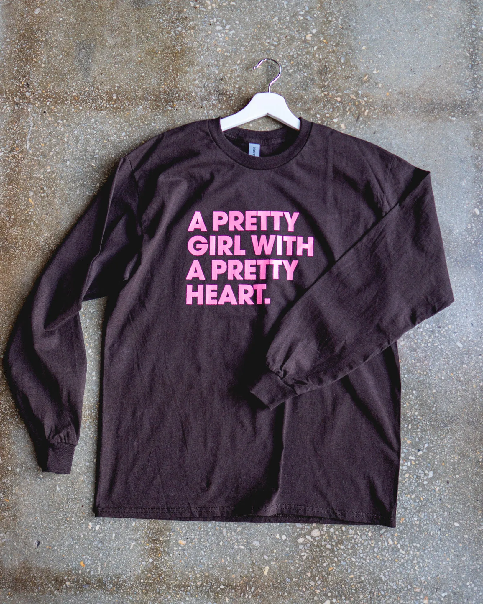 Pretty Girl, Pretty Heart Adult Long-sleeve Shirt