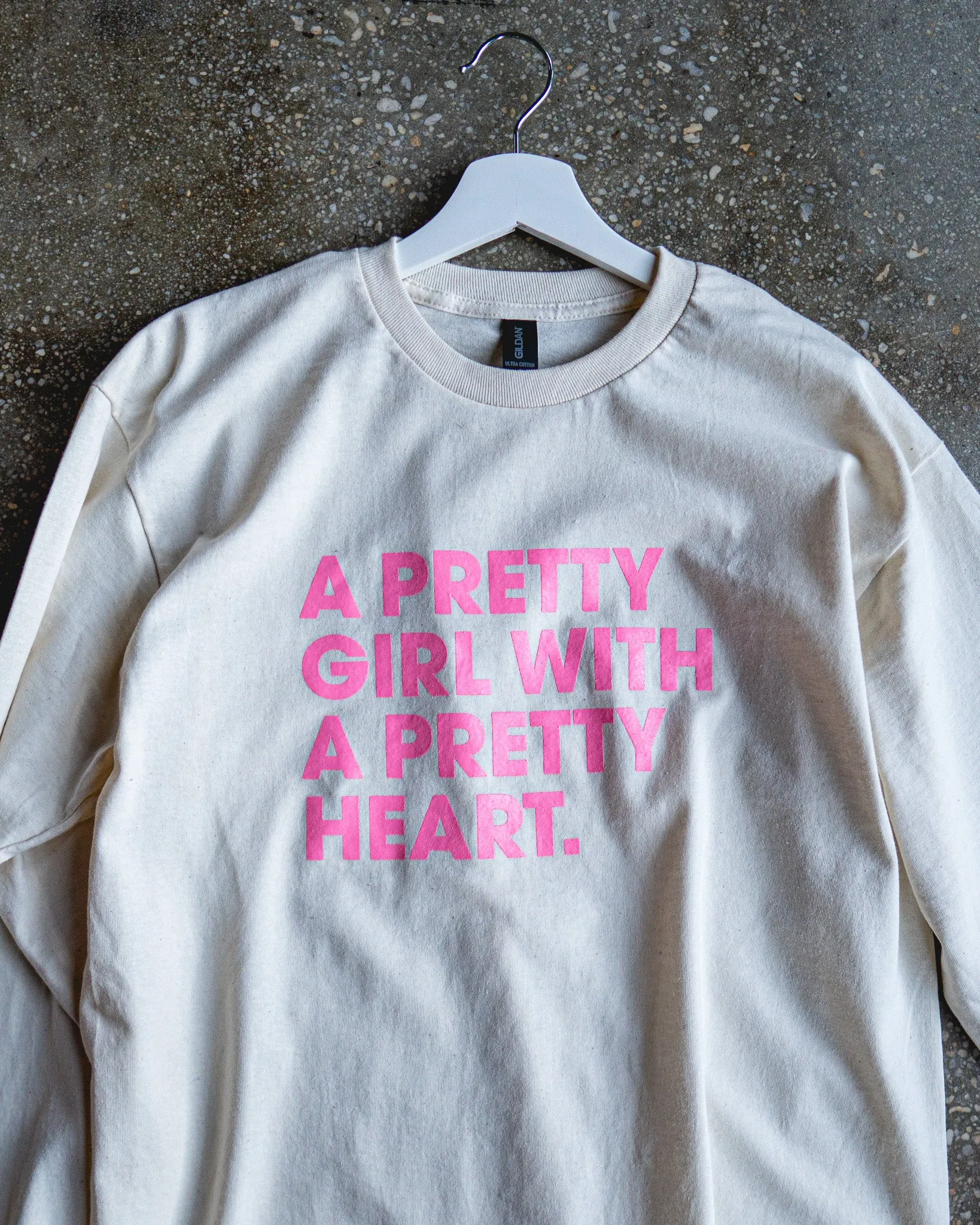 Pretty Girl, Pretty Heart Adult Long-sleeve Shirt
