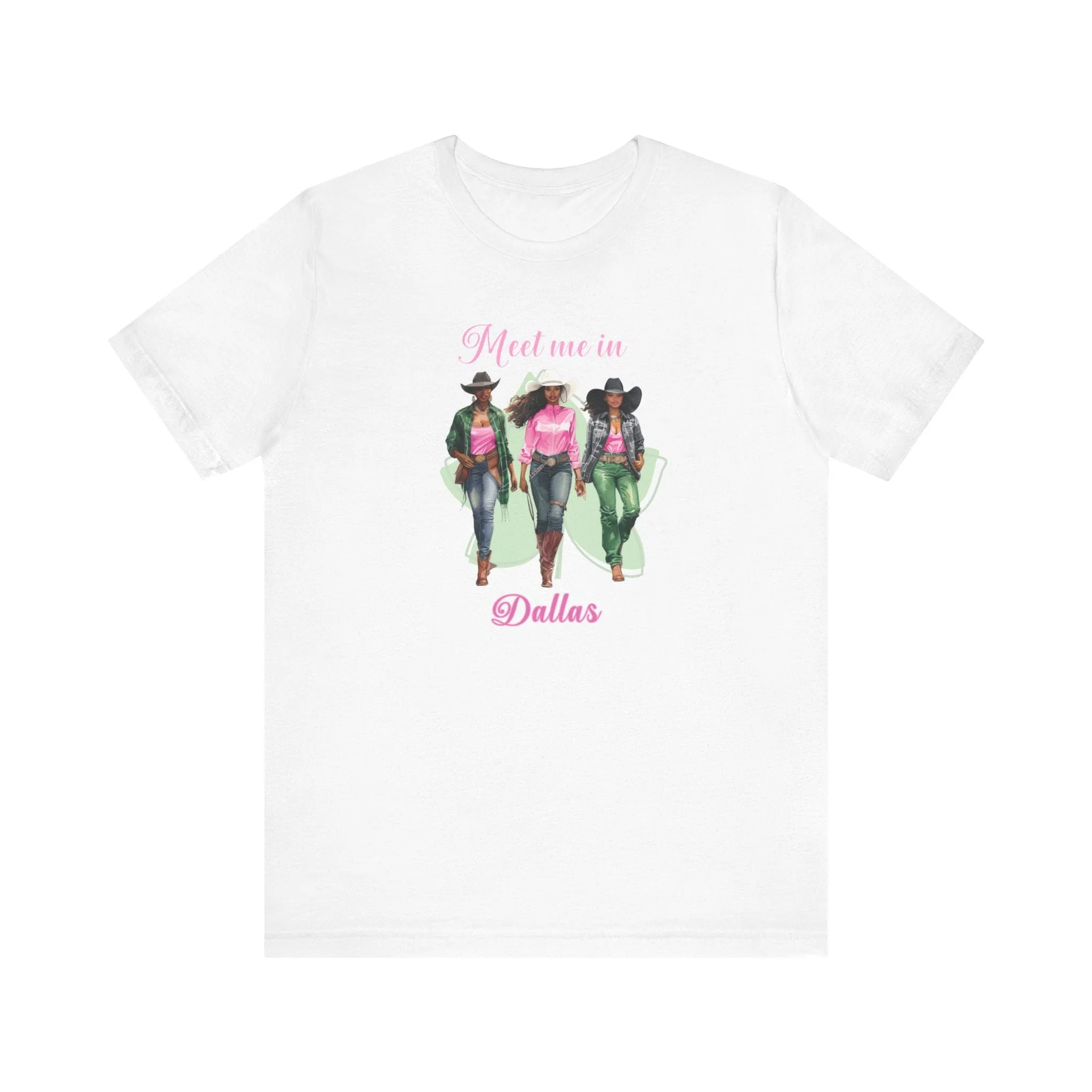 Pretty Girls Meet Me In Dallas Boule Inspired T-shirt