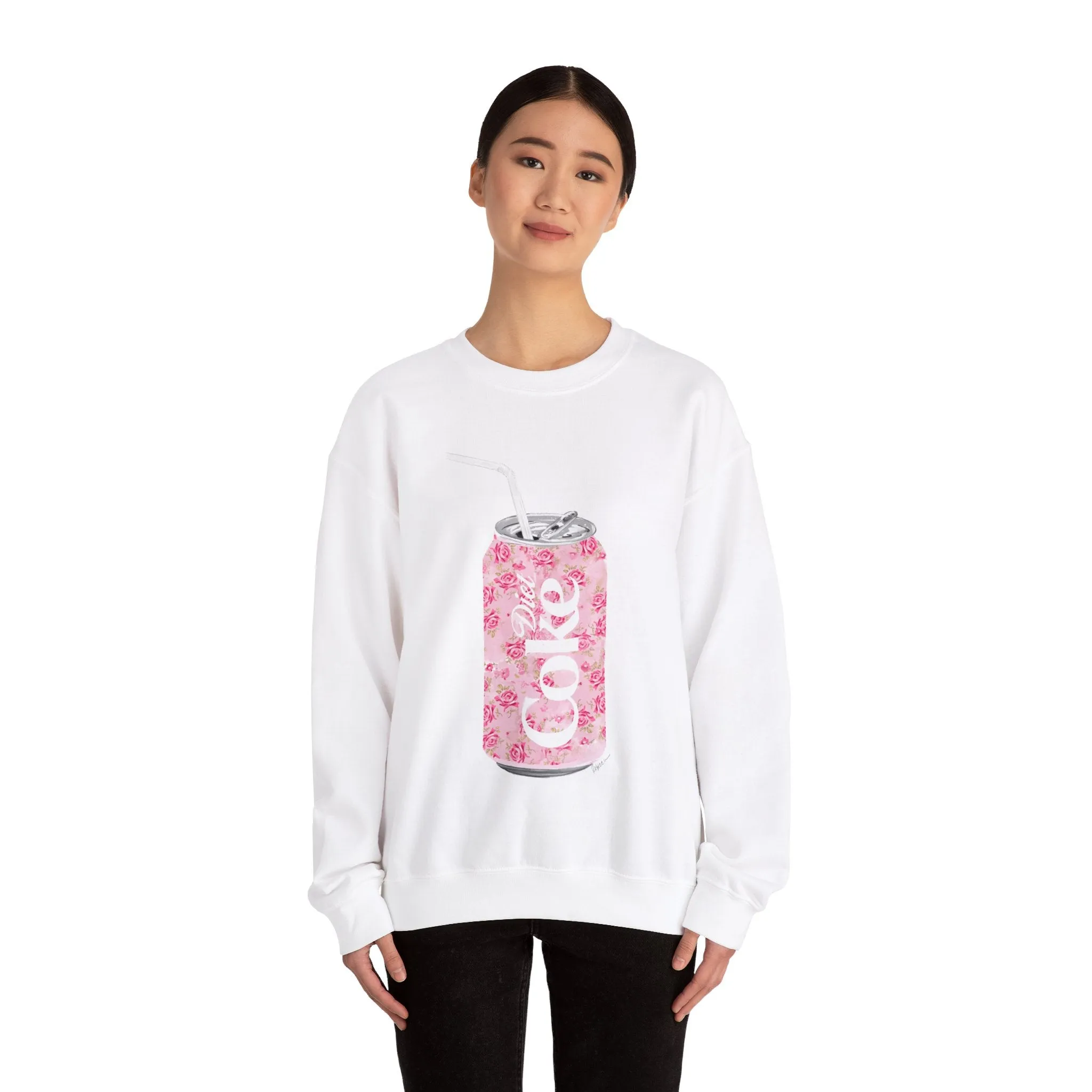 PRETTY IN PINK DIET SODA - Crewneck