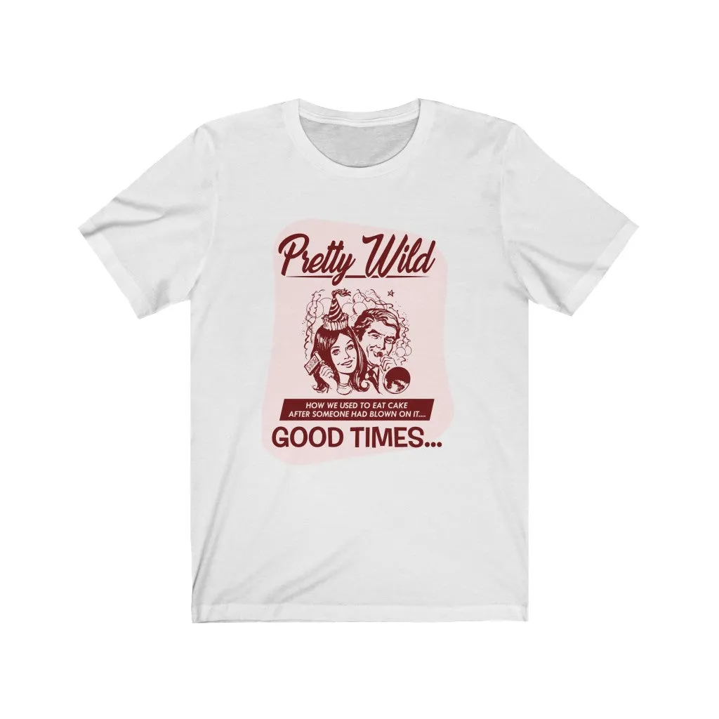 PRETTY WILD PINK Jersey Short Sleeve Tee