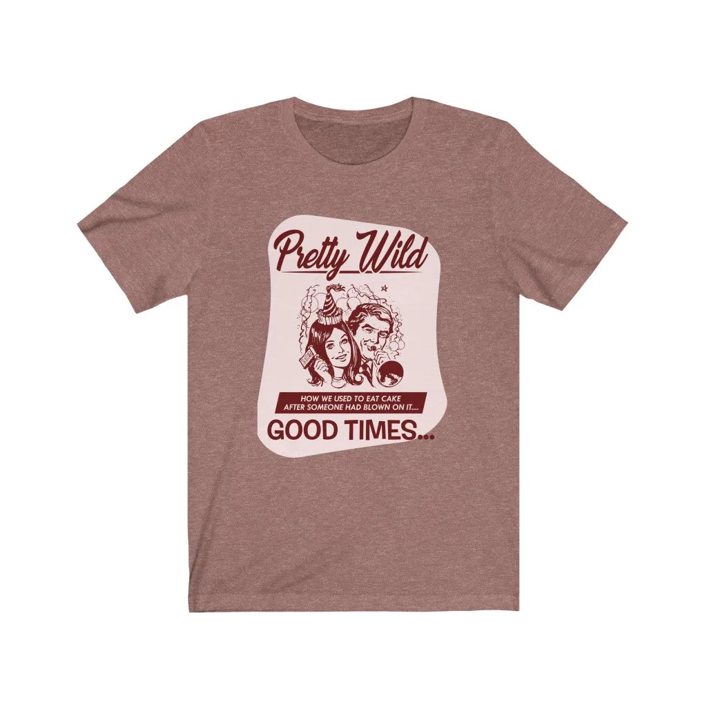 PRETTY WILD PINK Jersey Short Sleeve Tee