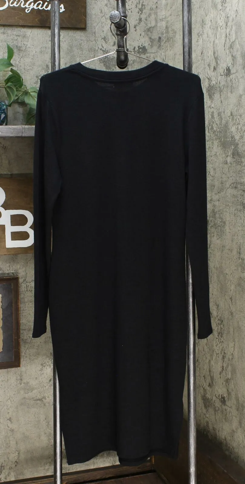 Prologue Women's Long Sleeve Crewneck Essential Knit Dress