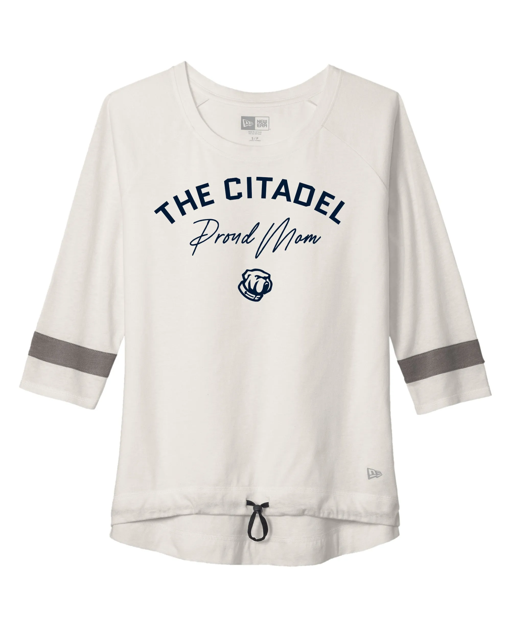 Proud Mom New Era ® Ladies Tri-Blend 3/4-Sleeve Tee