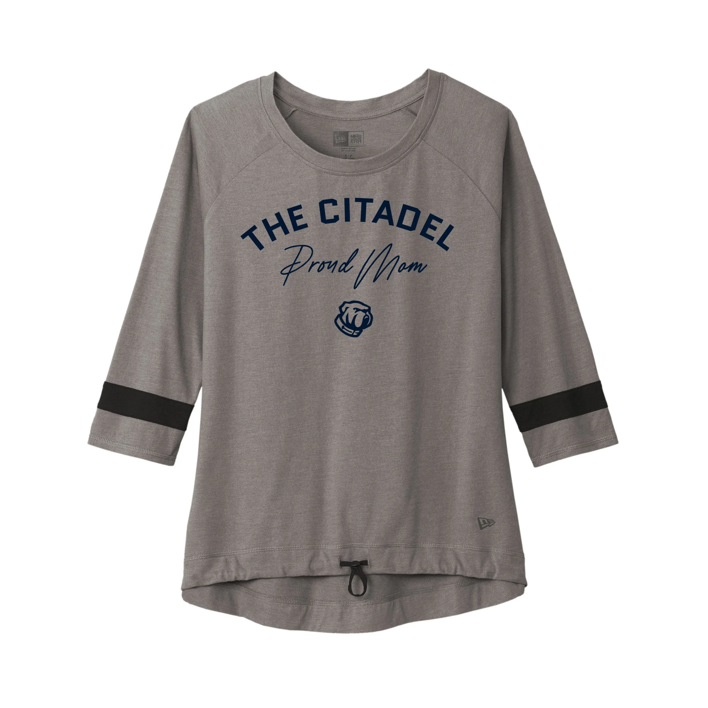 Proud Mom New Era ® Ladies Tri-Blend 3/4-Sleeve Tee