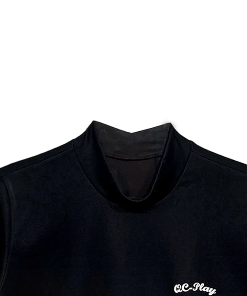 Q.C PLAY: Long Sleeve T-Shirt With Contrasting Colors - 4 Colors