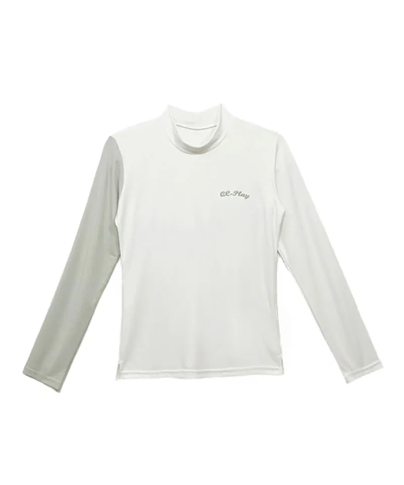 Q.C PLAY: Long Sleeve T-Shirt With Contrasting Colors - 4 Colors