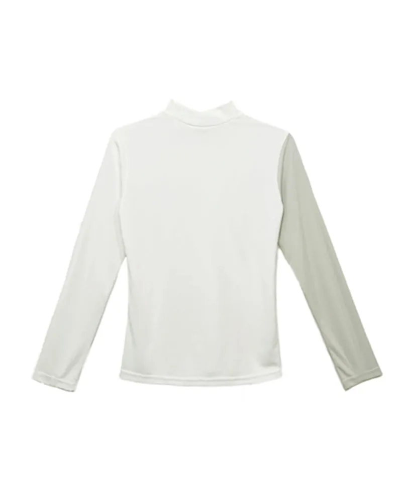 Q.C PLAY: Long Sleeve T-Shirt With Contrasting Colors - 4 Colors