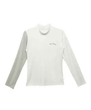 Q.C PLAY: Long Sleeve T-Shirt With Contrasting Colors - 4 Colors