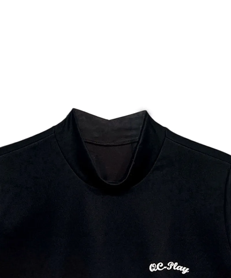 Q.C PLAY: Long Sleeve T-Shirt With Contrasting Colors - 4 Colors