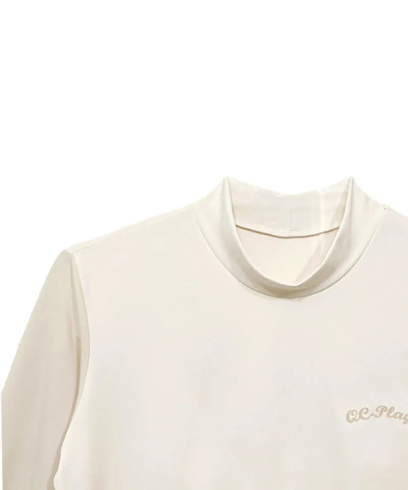 Q.C PLAY: Long Sleeve T-Shirt With Contrasting Colors - 4 Colors